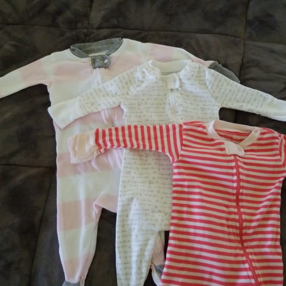 Burt's Bees Footie Pajamas Bundle